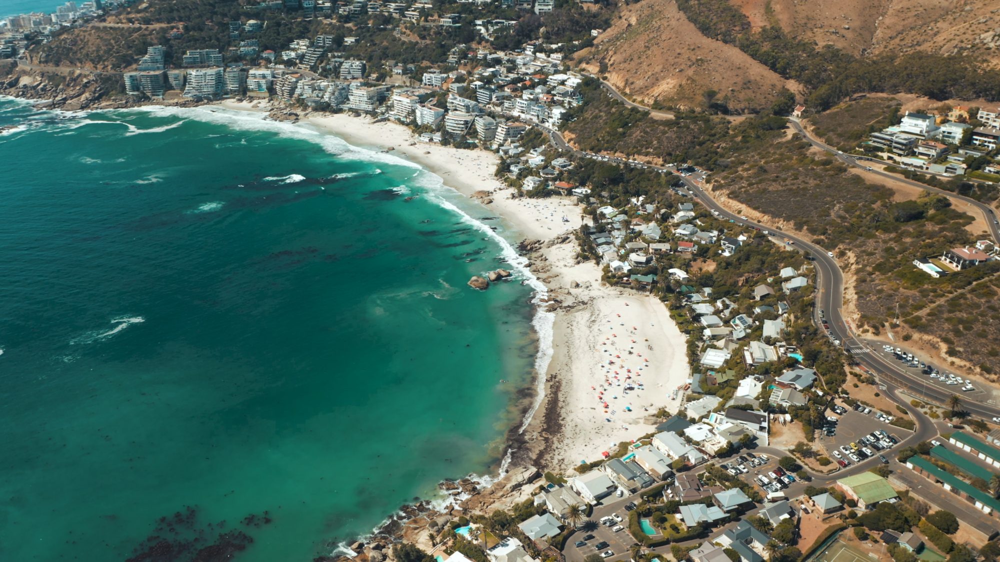 Aerial photograph of Cape Town